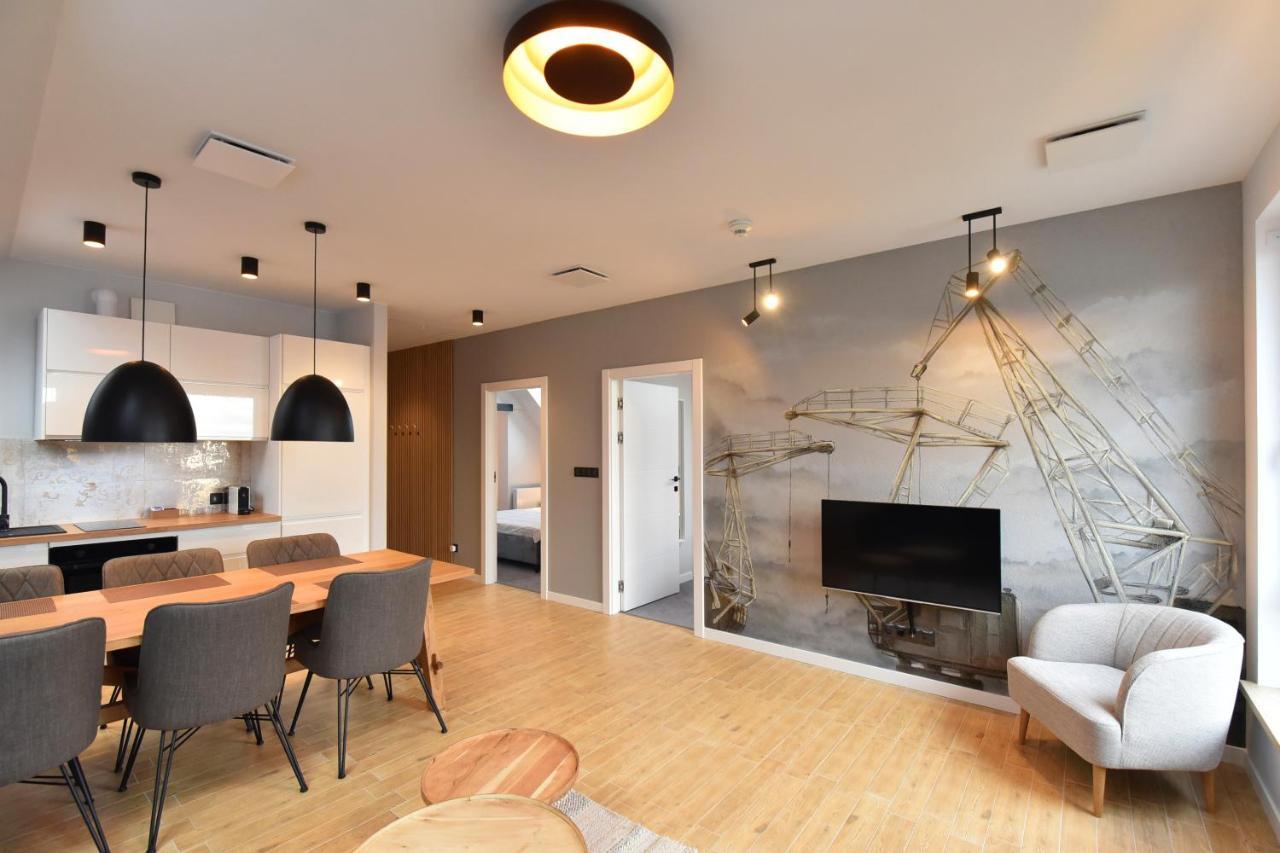River'S Touch Apartament Grand Z Widokiem Na Odre Szczecin Exterior foto